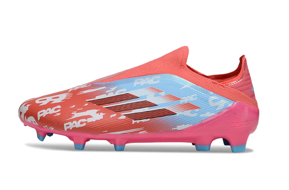 Chuteira Adidas F50 X Laceless Campo - Rosa