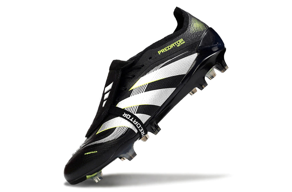Chuteira Adidas Predator Elite Tongue 25 Campo - Preto/Branco