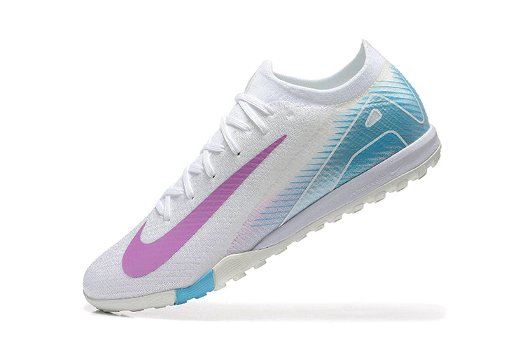 Chuteira Nike Mercurial Vapor 16 Elite Society - Branco/Azul/Roxo