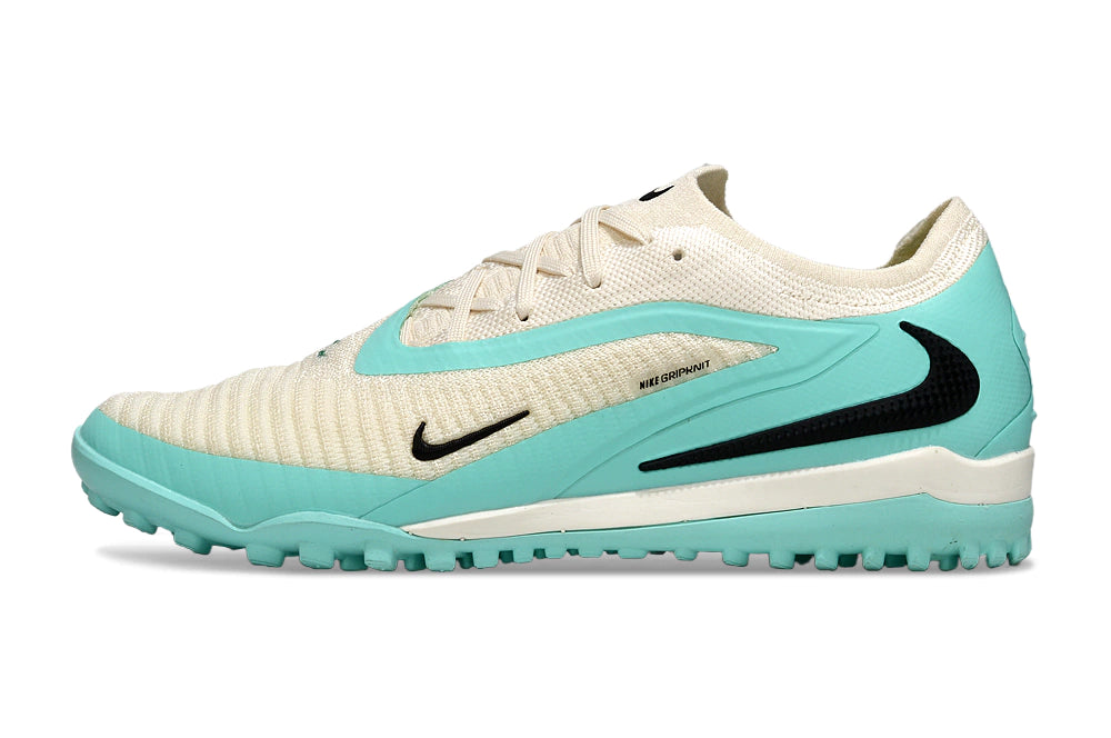 Chuteira Nike Phantom ReactX 6 Pro Society TF - Branco/Azul