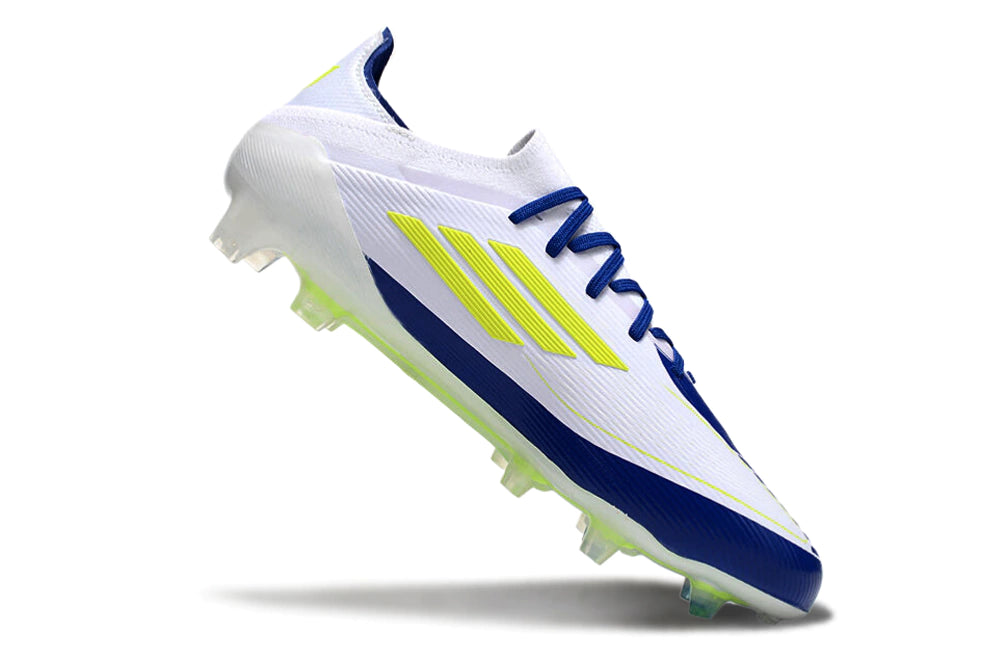 Chuteira Adidas F50 X Campo - Branco/Azul