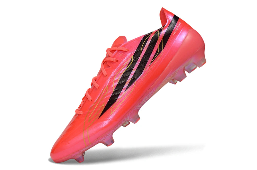 Chuteira Adidas F50 Hyperfast.1 Evo FG -Rosa