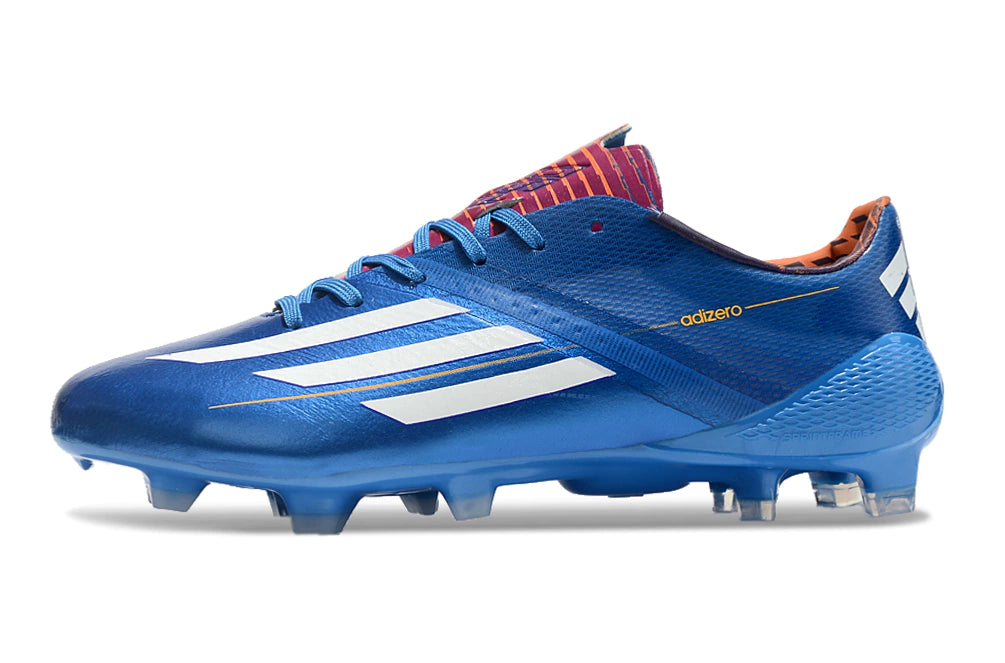Chuteira Adidas F50 X Campo - Azul/Branco