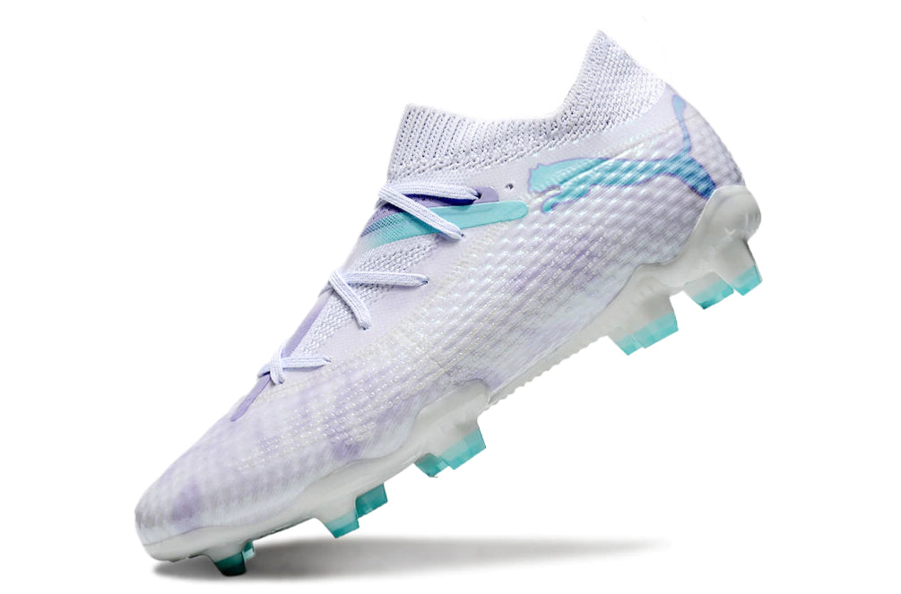 Chuteira Puma Future 7 Ultimate FG - Branco/Prata