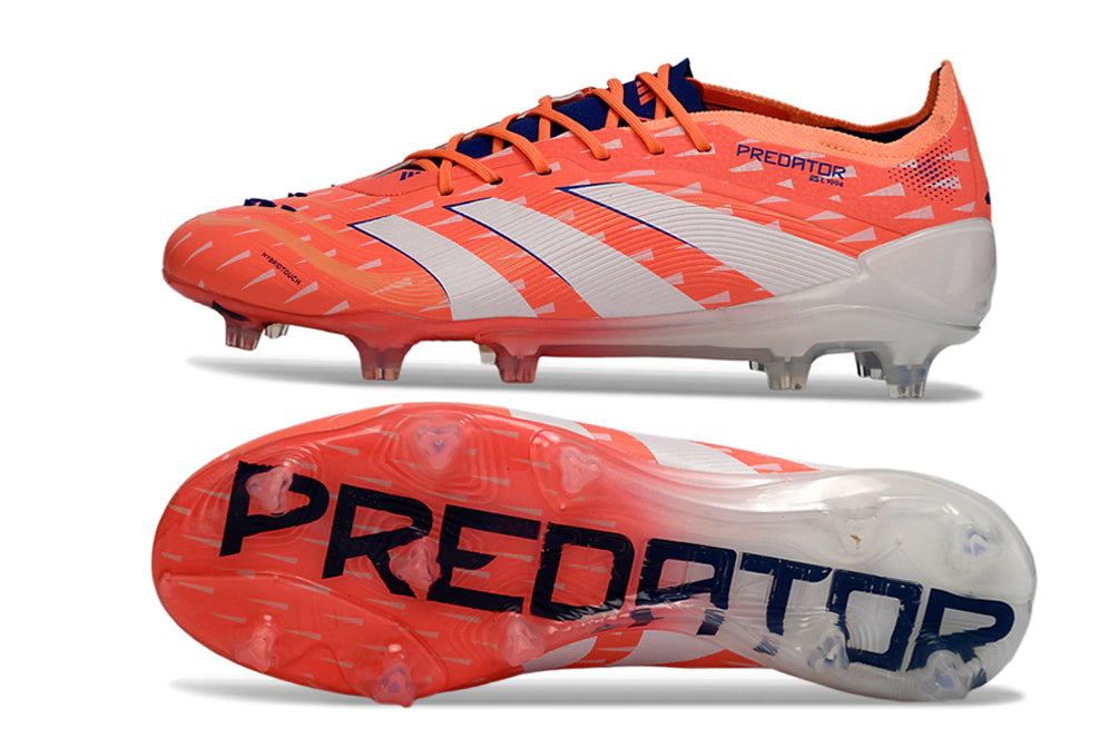 Chuteira Adidas Predator Elite 25 Campo FG "Coral Blaze"