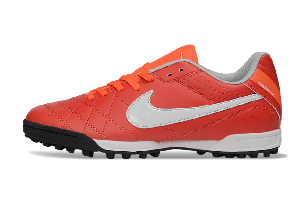 Chuteira Nike Tiempo 5 Society - Vermelho