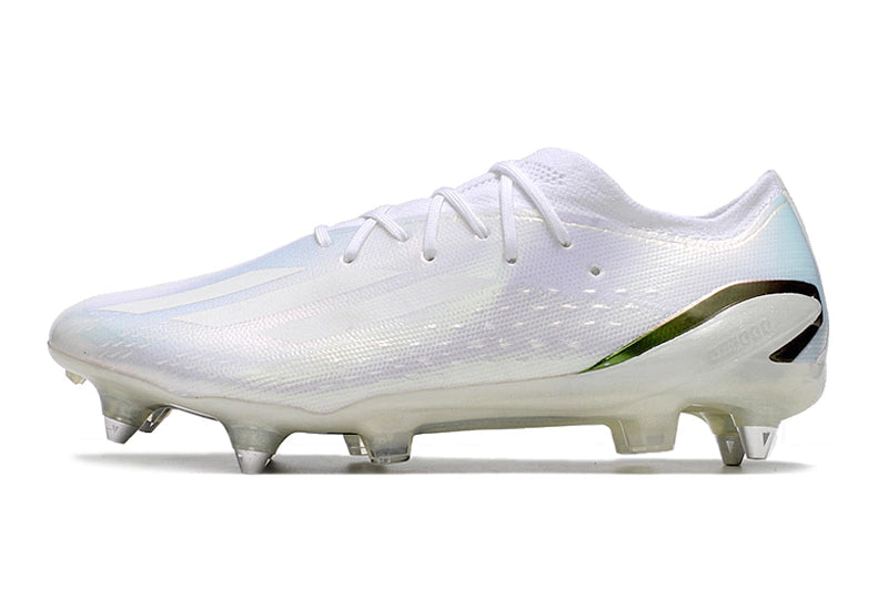 Chuteira Adidas X Speedportal.1 SG - Branco/Preto