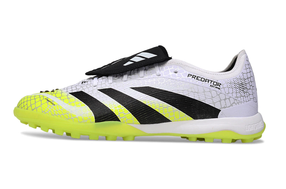 Chuteira Adidas Predator Tongue Elite 25 Society - Branco/Verde