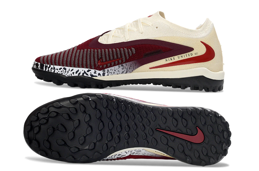 Chuteira Nike Phantom 6 Elite Society TF - Vermelho/Branco