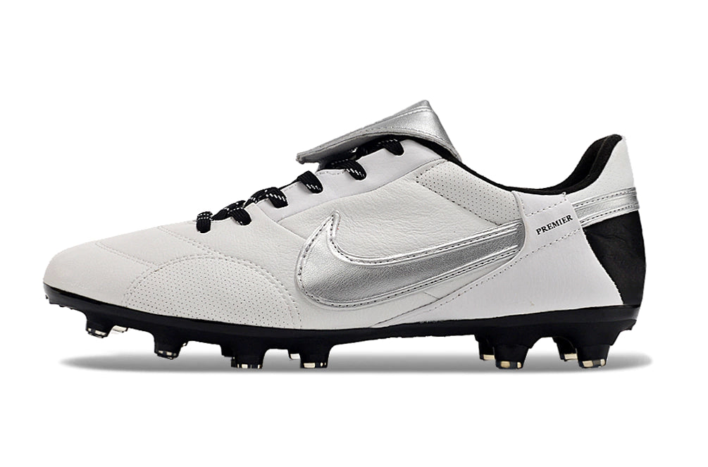 Chuteira Nike Premier 3 FG - Prata/Preto