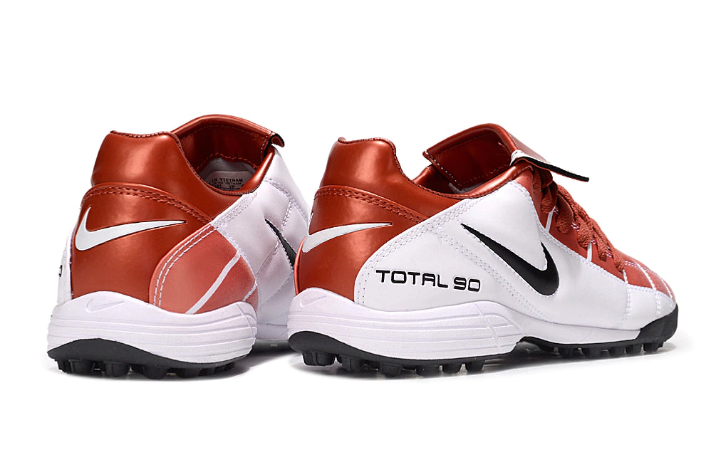 Chuteira Nike Total 90 Society - Branco/Vermelho