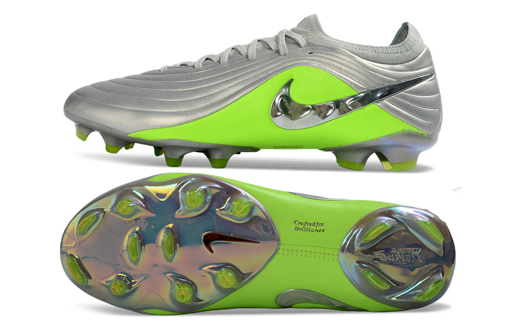 Chuteira Nike Tiempo Maestro Elite FG - Prata/Verde