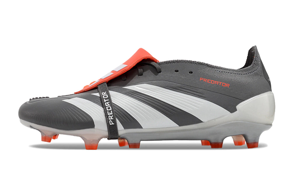Chuteira Adidas Predstrike Elite Campo - Cinza/Branco