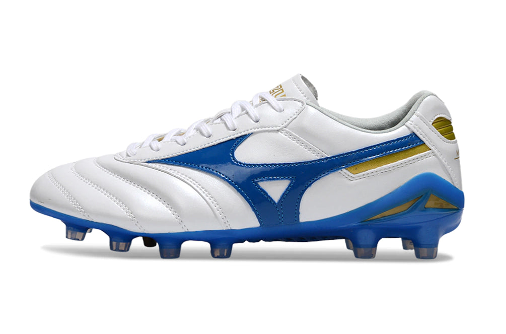 Chuteira Mizuno Morelia Neo Campo - Branco/Azul