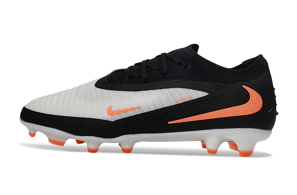 Chuteira Campo NIKE Phantom 6 Elite FG -Branco/Preto