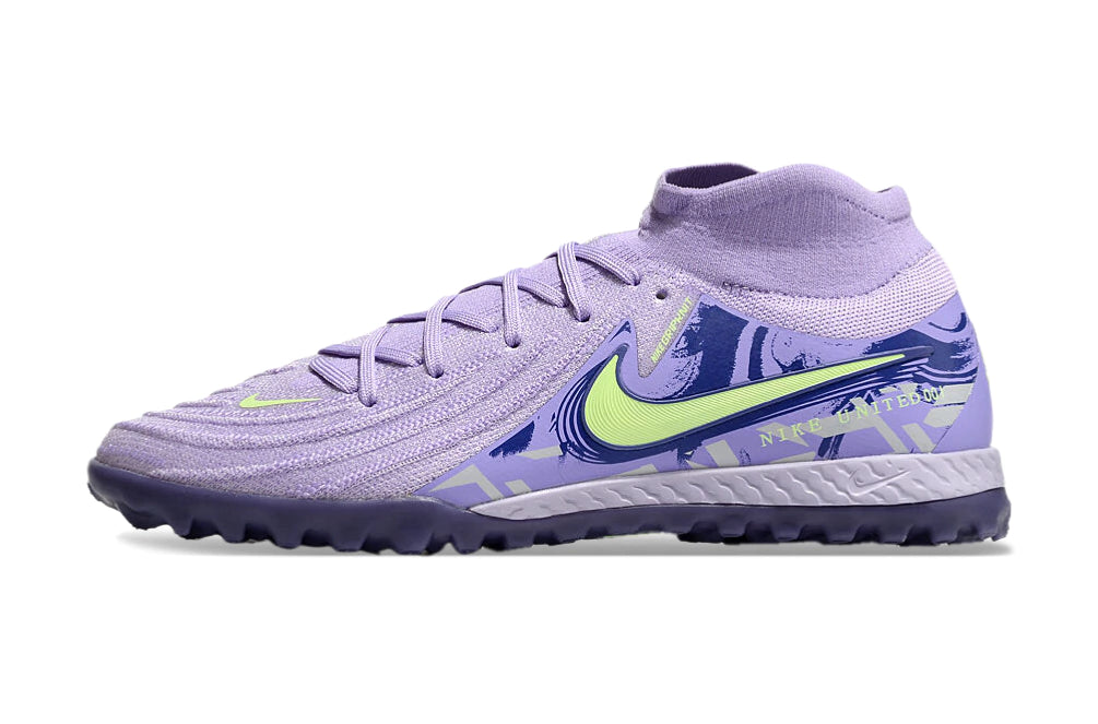 Chuteira Nike React Phantom Luna 2 Elite Society - Roxo "United Pack"