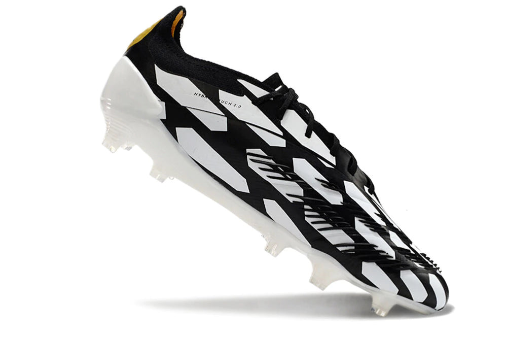 Chuteira Adidas Predator Elite Campo FG - Branco/Preto