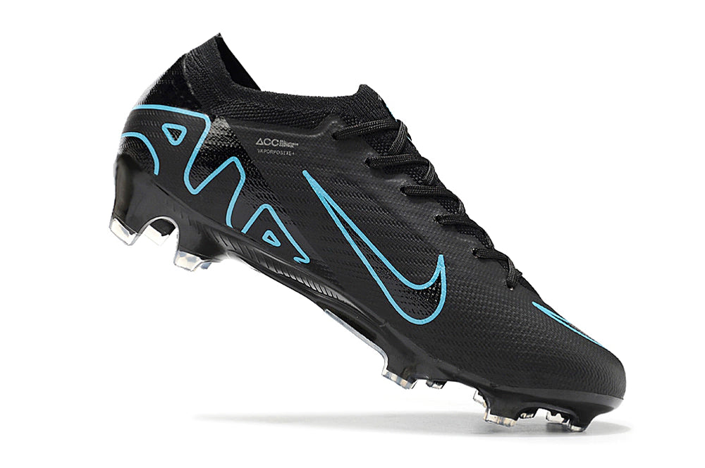 Chuteira Nike Air Zoom Mercurial Vapor 15 Elite FG - Preto/Azul