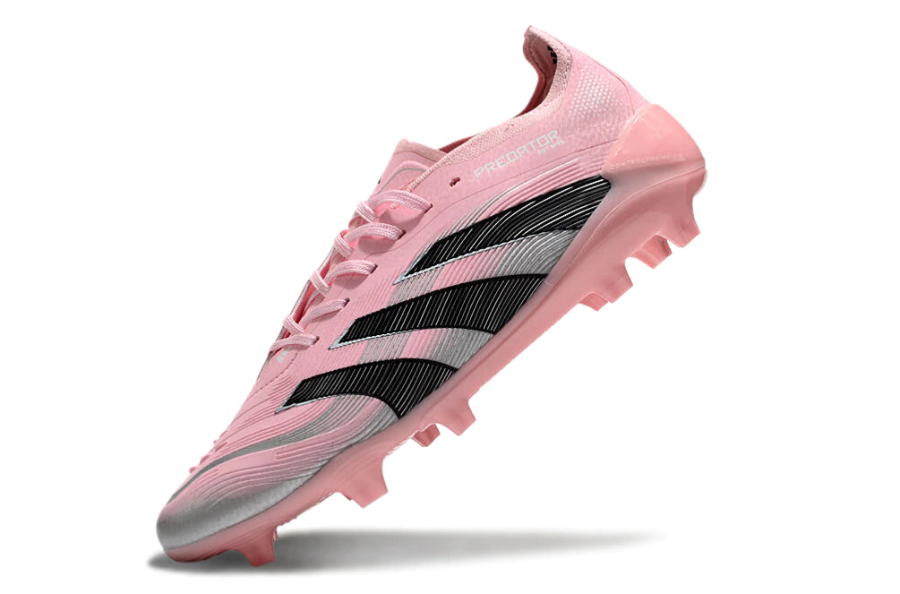 Chuteira Adidas Predator Elite 25 Campo FG - Preto/Rosa