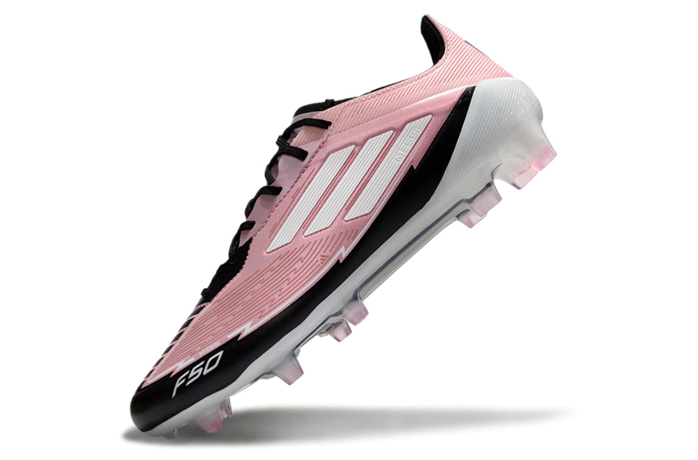 Chuteira Adidas F50 X Campo - Preto/Rosa