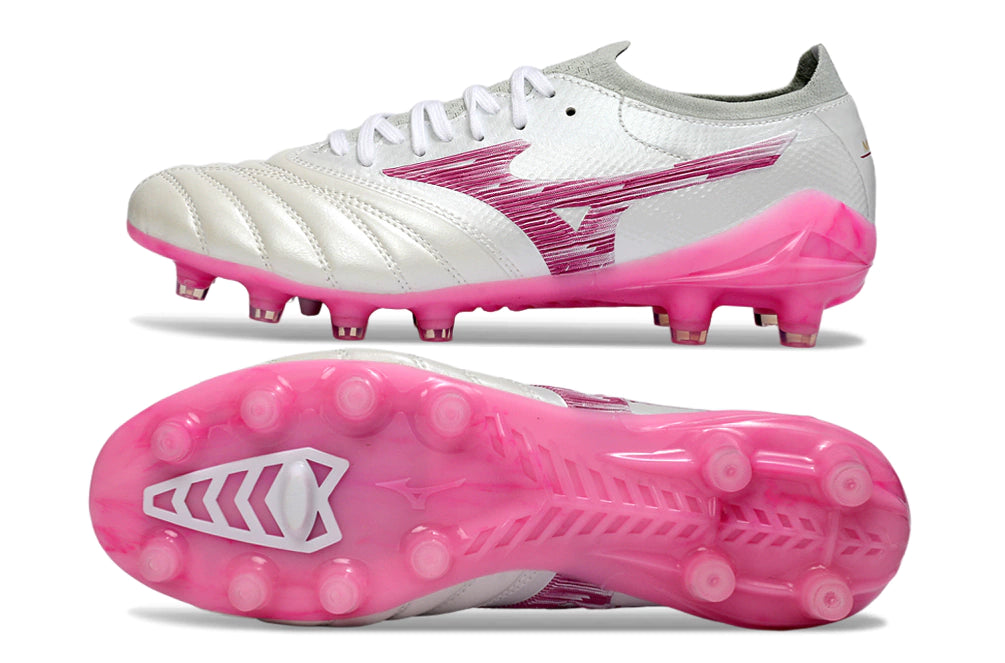 Chuteira Mizuno Morelia Neo 4 Campo - Rosa