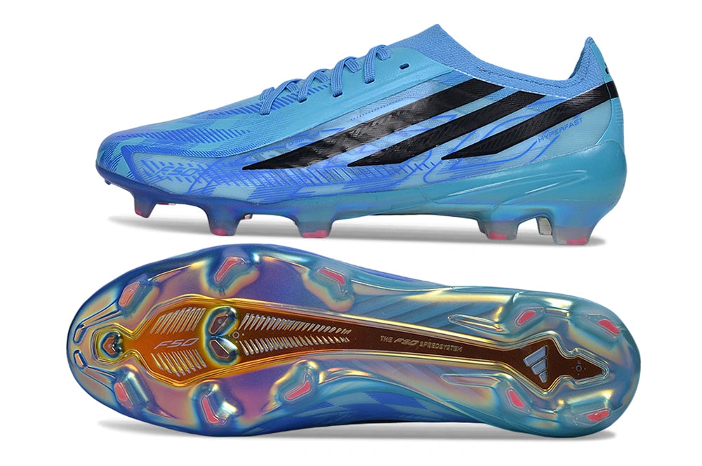 Chuteira Adidas F50 Hyperfast Eltie FG - Azul