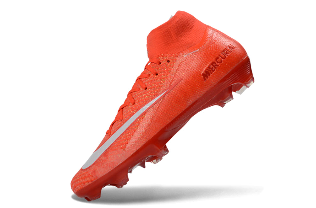 Chuteira Nike Air Zoom Mercurial Superfly 10 Elite Campo - Vermelho
