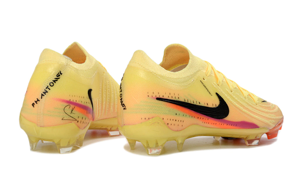 Chuteira Nike Campo Phantom GX2 Elite Campo FG - Amarelo