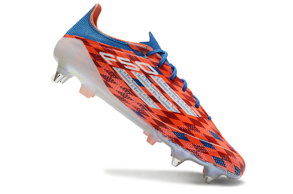 Chuteira Adidas F50 X Campo SG - Vermelho/Branco/Azul
