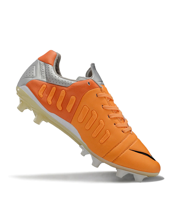 Chuteira Nike Tiempo CTR360 Maestri 3 Campo FG - Laranja/Prata