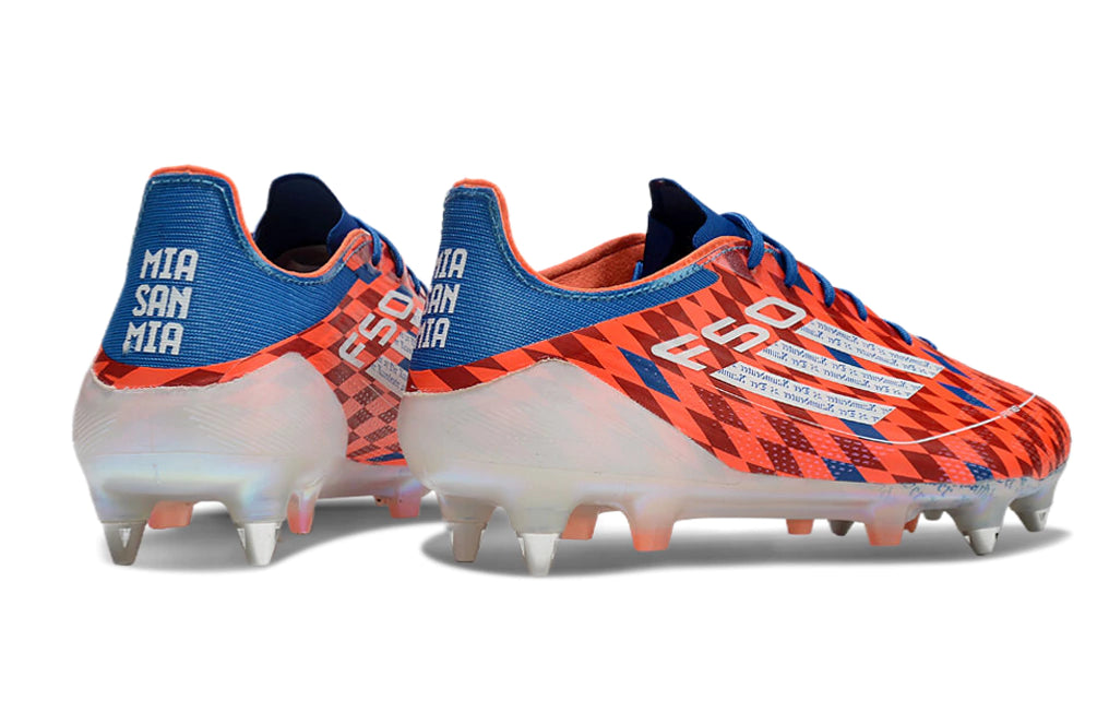 Chuteira Adidas F50 X Campo SG - Vermelho/Branco/Azul