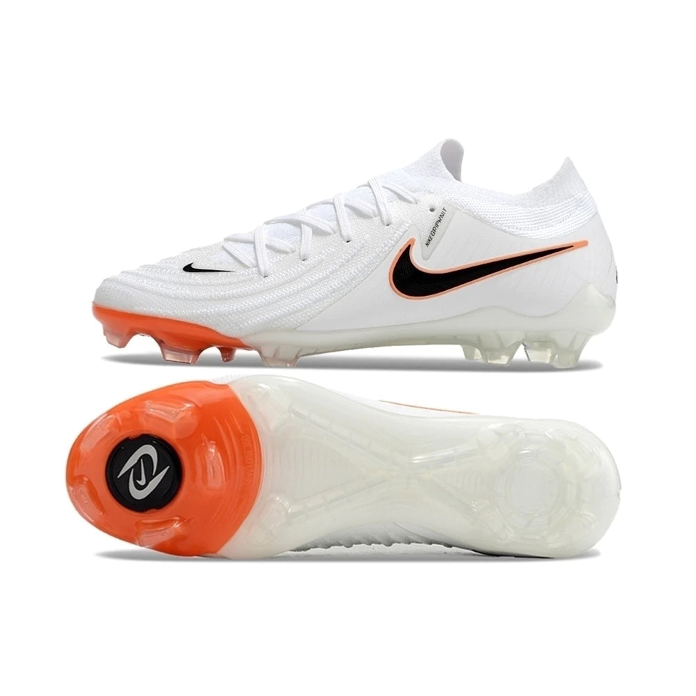Chuteira Nike Phantom GX2 Elite Campo FG - Branco/Laranja
