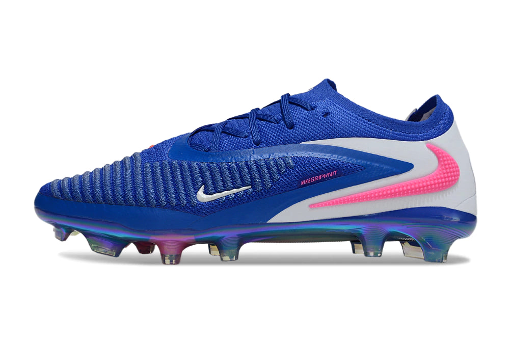 Chuteira Campo NIKE Phantom 6 Elite FG - Azul/Rosa