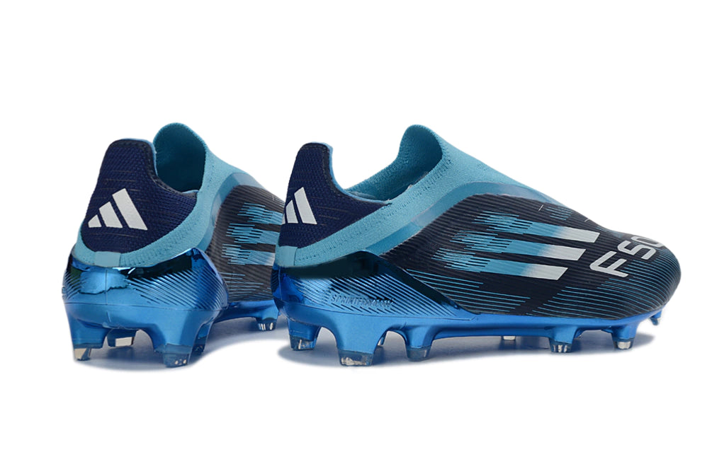 Chuteira Adidas F50 X Laceless Campo - Azul