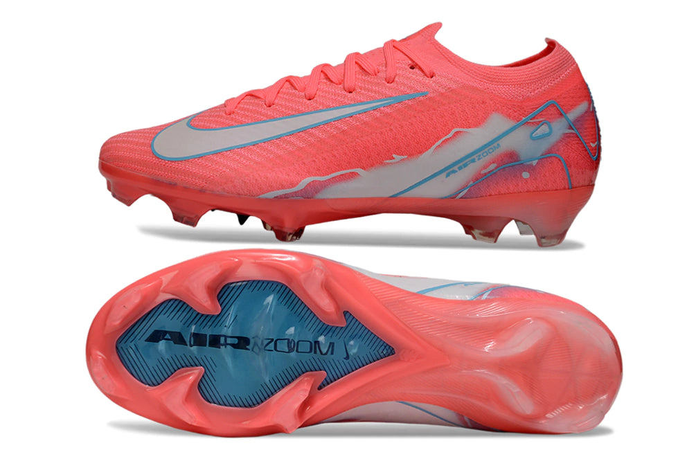 Chuteira Nike Air Zoom Mercurial Vapor 16 Elite FG - Rosa/Azul
