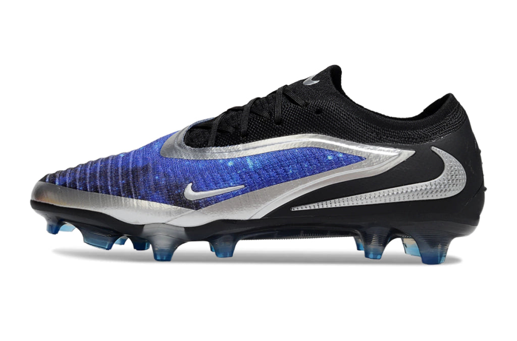 Chuteira Campo NIKE Phantom 6 Elite FG - Azul/Preto