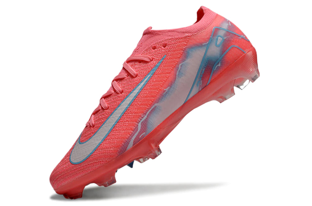 Chuteira Nike Air Zoom Mercurial Vapor 16 Elite FG - Rosa/Branco/Azul