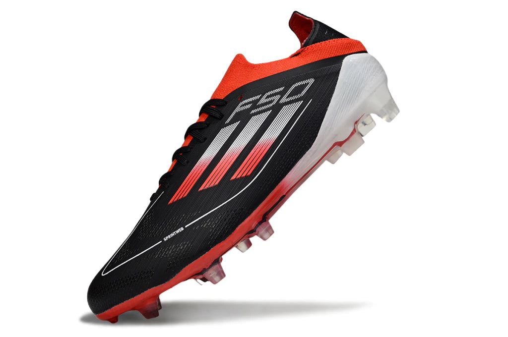 Chuteira Adidas F50+.1 Elite FG - Preto/Vermelho