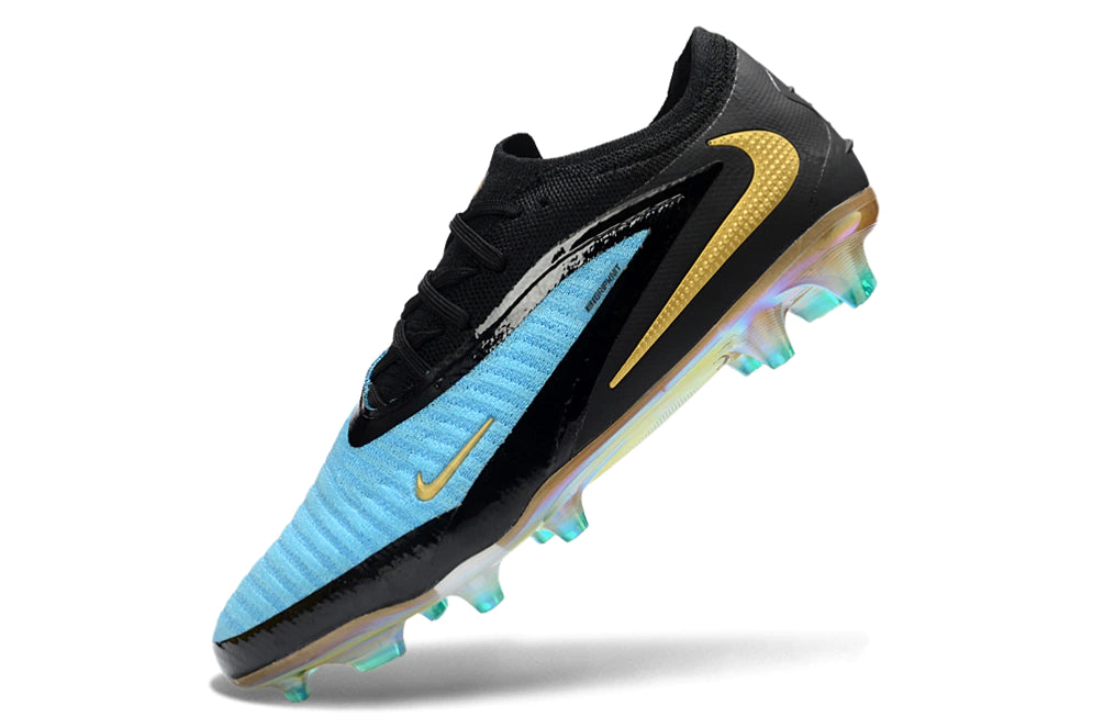 Chuteira Campo NIKE Phantom 6 Elite FG - Preto/Azul