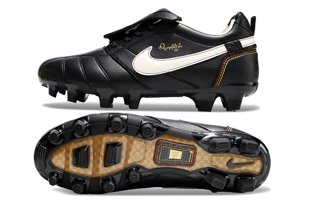 Chuteira Nike Tiempo Legend 10R Elite Campo - Preto/Branco