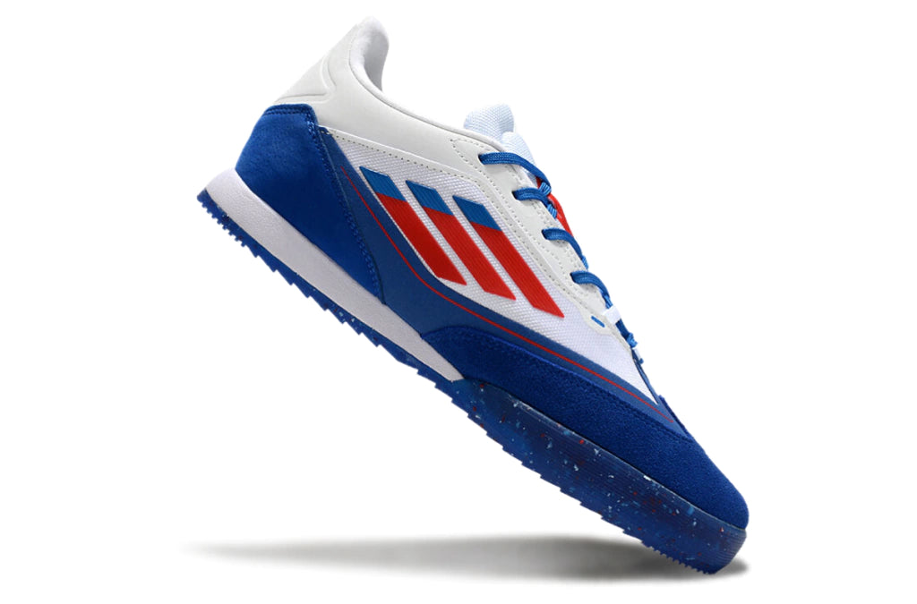 Chuteira Adidas X F50 Futsal - Azul/Branco/Laranja
