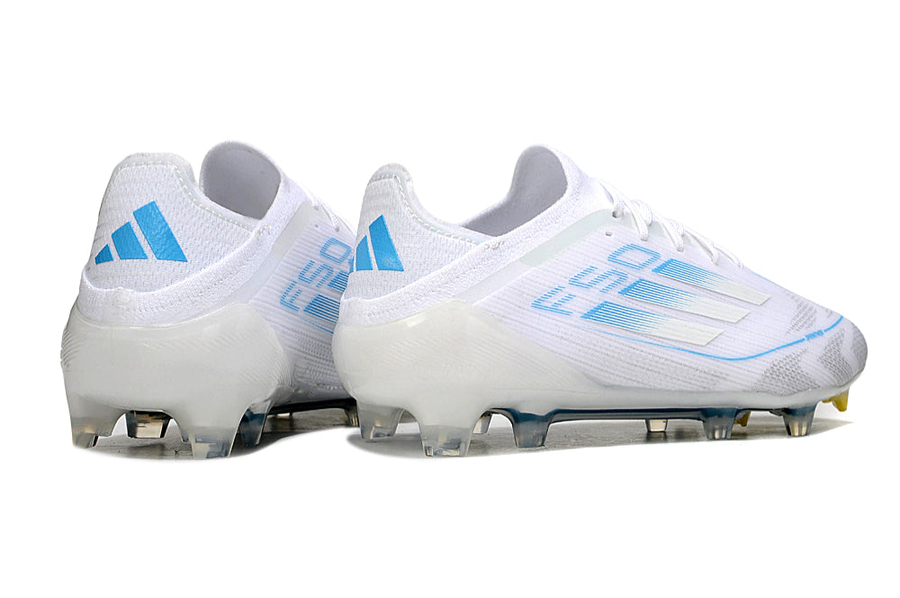 Chuteira Adidas F50 X Campo - Branco/Azul