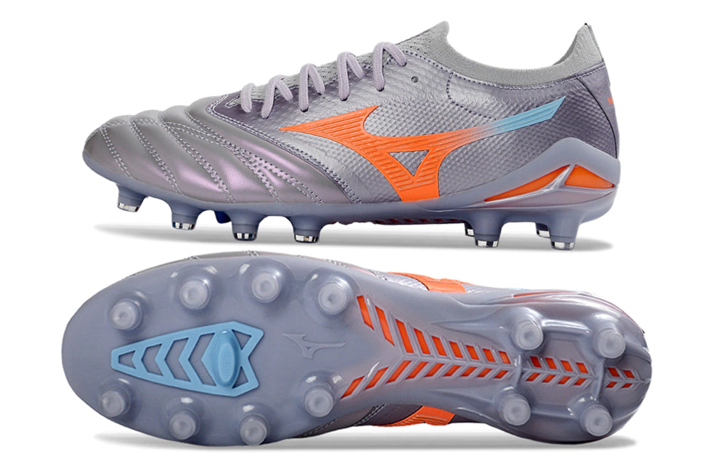 Chuteira Mizuno Morelia Neo 4 Campo - Cinza
