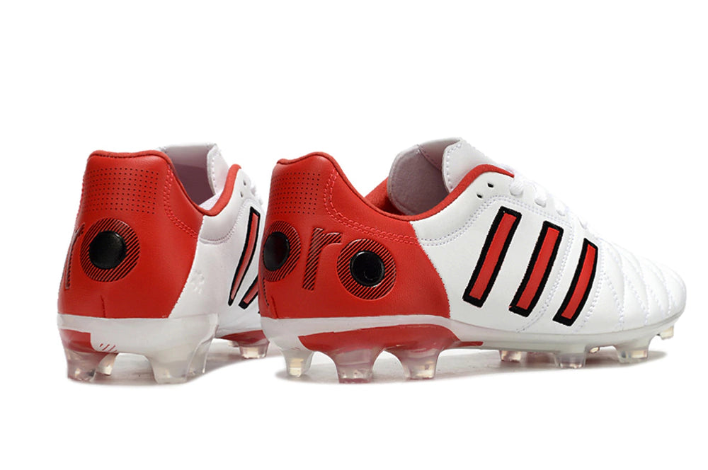 Chuteira Adidas Adipure 11Pro Campo FG - Branco/Vermelho