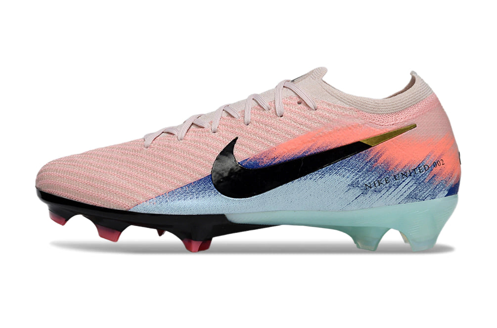 Chuteira Nike Air Zoom Mercurial Vapor 16 Elite FG - Rosa/Azul