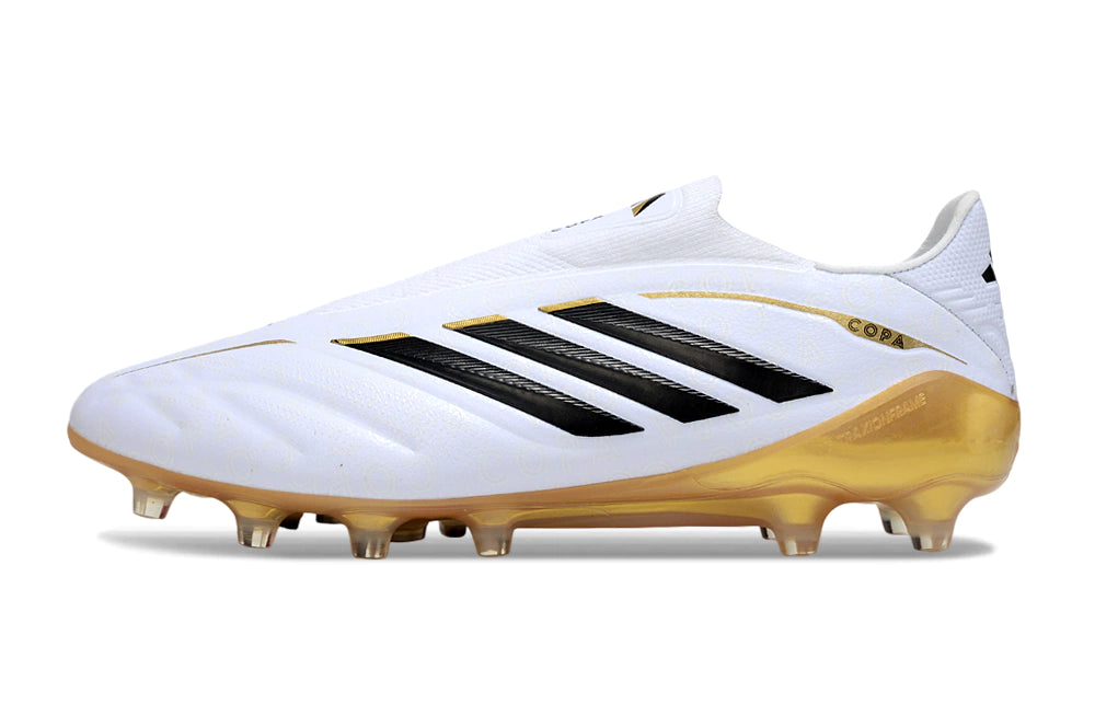 Chuteira Adidas Copa Pure 4 Laceless Elite Campo - Dourada