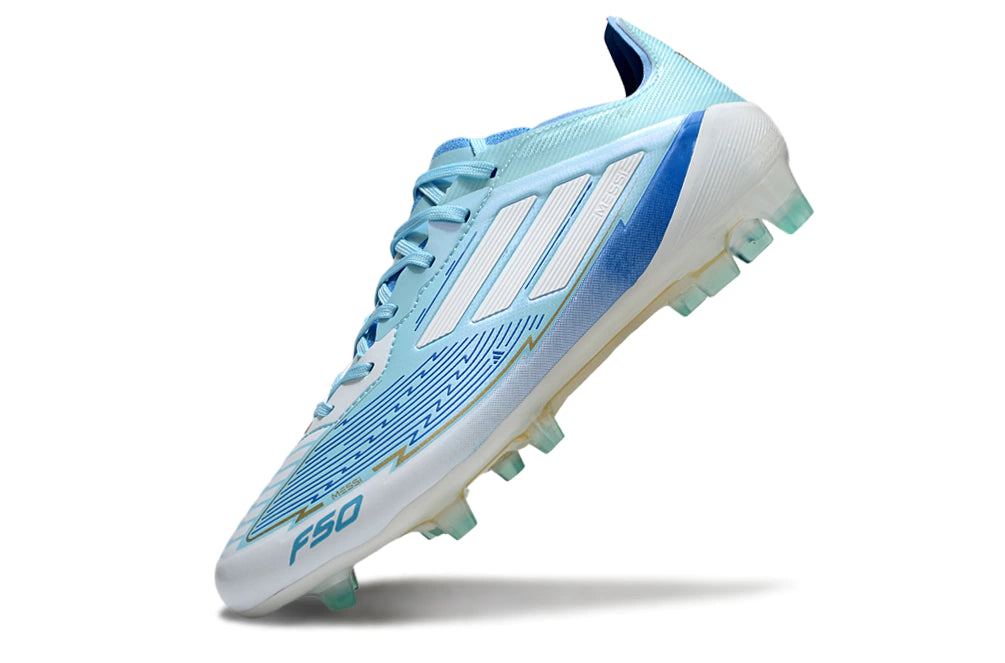 Chuteira Adidas F50 X Campo - Azul/Branco