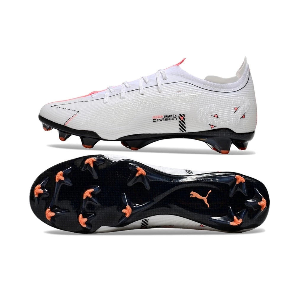 Chuteira Puma Ultra 5 Campo FG - Laranja/Branco