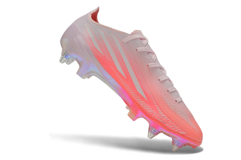 Chuteira Adidas F50 HyperFast SG - Rosa