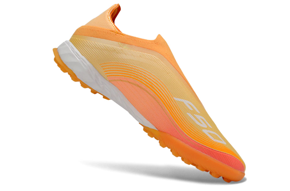 Chuteira Adidas F50 Pro Laceless Society - Laranja
